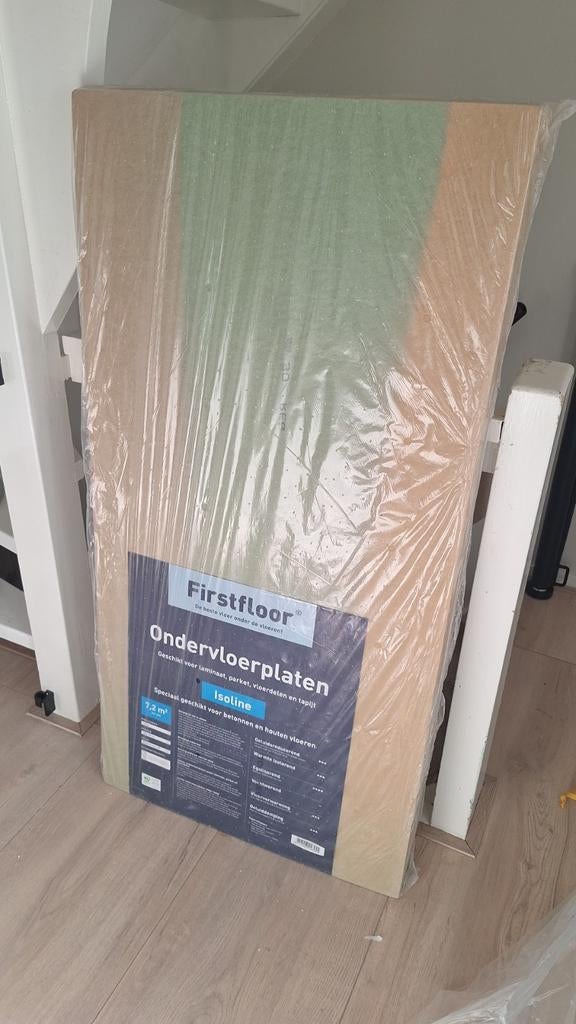 Gratis af te halen: Ondervloerplaten Firstfloor 7.2m2, Ophalen, 60 cm of meer, Overige typen, Nieuw