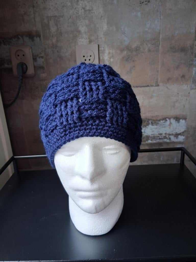 Gehaakte herenmuts, Ophalen of Verzenden, Nieuw