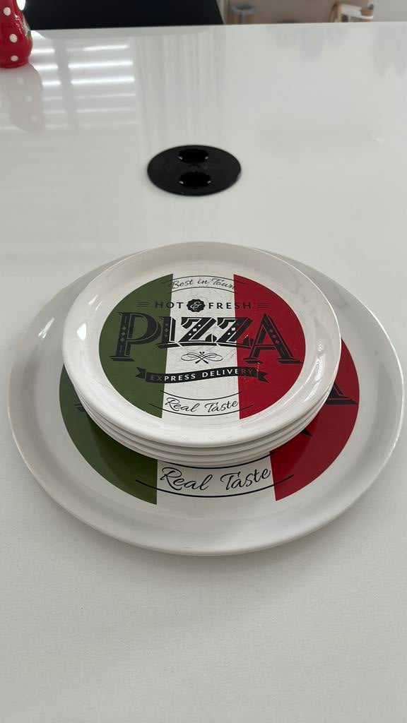 Set met 5 pizza borden, Ophalen of Verzenden, Bord(en)