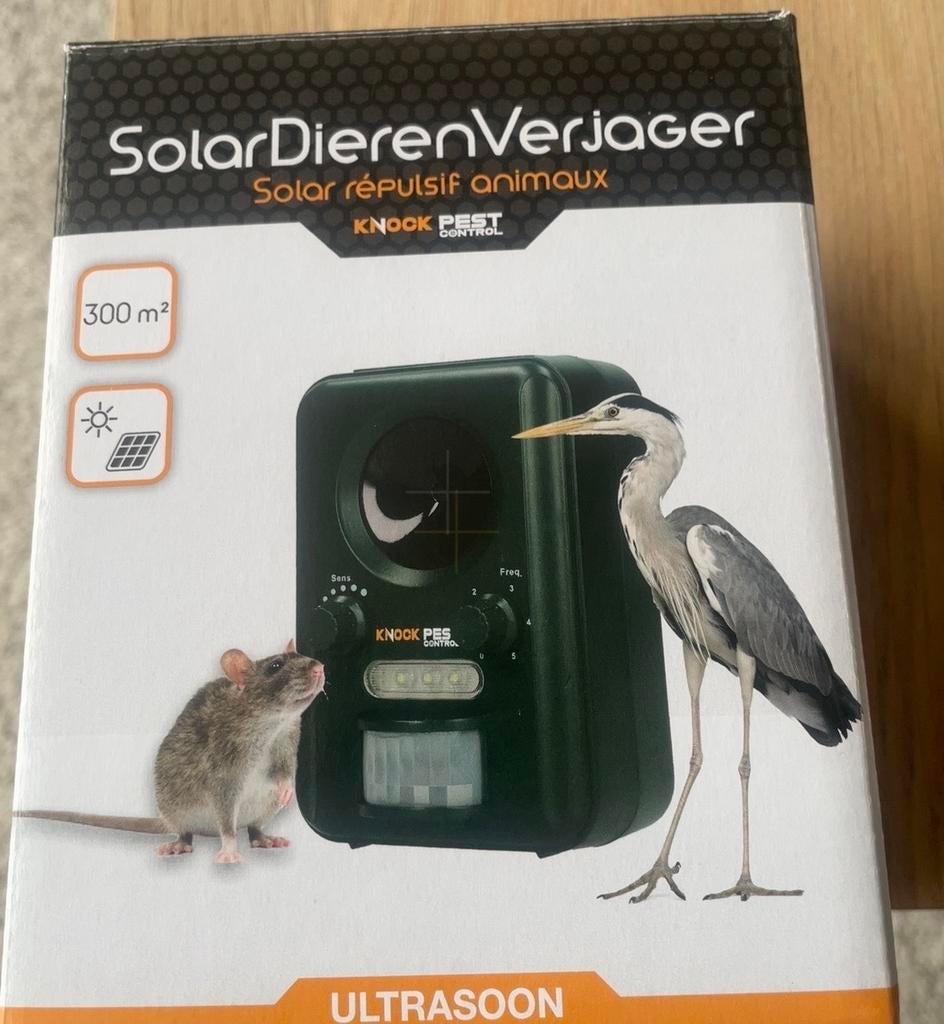 2x Solar Dierenverjager - Nieuw! (30,= pers stuk), Ophalen of Verzenden, Nieuw, Ongediertebestrijding