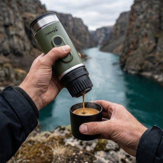 Zenergy - Draagbaar Koffiezetapparaat, Theodoor Colenbranderhof 9, 3059LC Rotterdam, Nederland, Info@currentcomponents.nl, Koffiemachine
