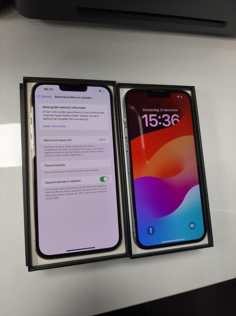 Iphone 13 pro max 128gb, Blauw, Ophalen of Verzenden, Zo goed als nieuw, Galaxy S22