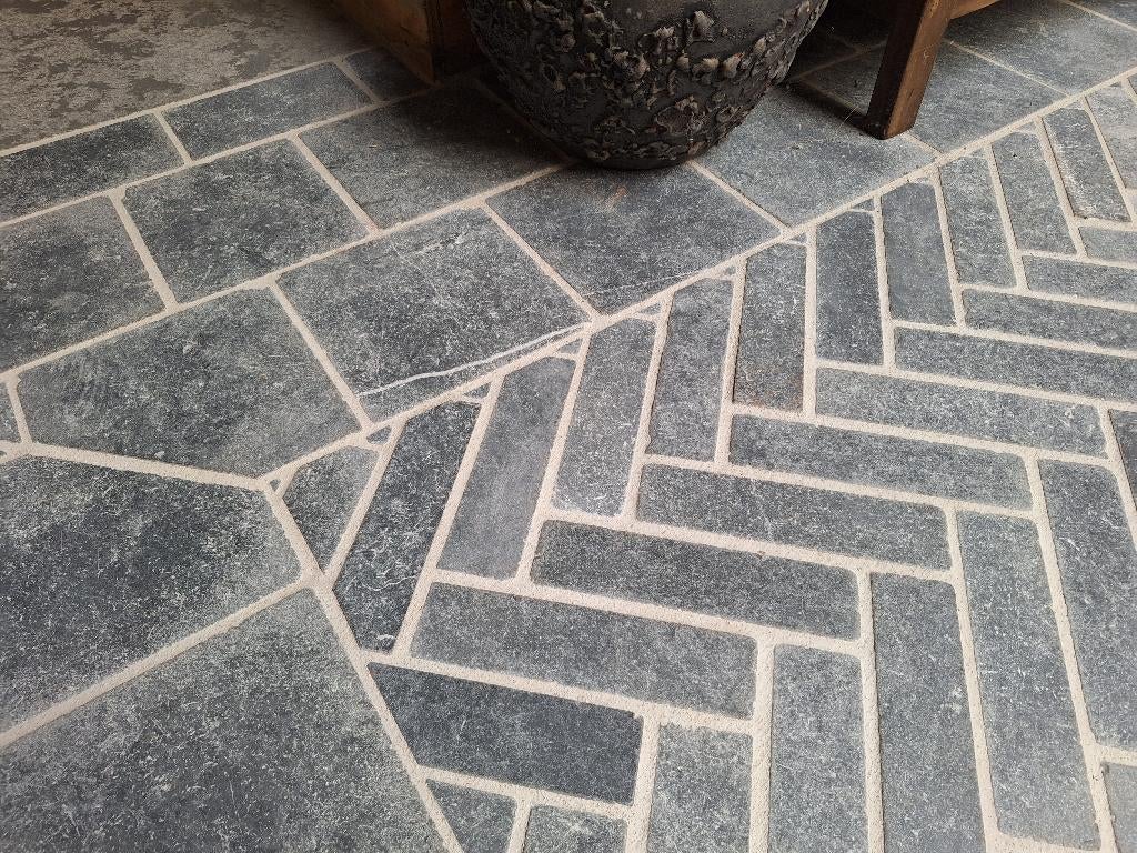 nostalgisch waalklinkervloertje Vietnamees Hardsteen Rustiek, Ophalen of Verzenden, Nieuw, Overige materialen, Overige typen