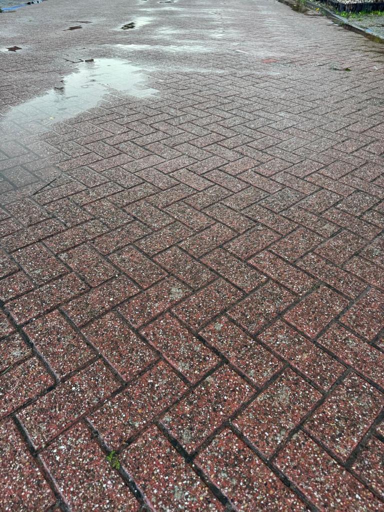 gebruikte beton klinkers bkk heide rood, Tuin en Terras, Tegels en Klinkers, Ophalen of Verzenden, Gebruikt, Beton, Klinkers