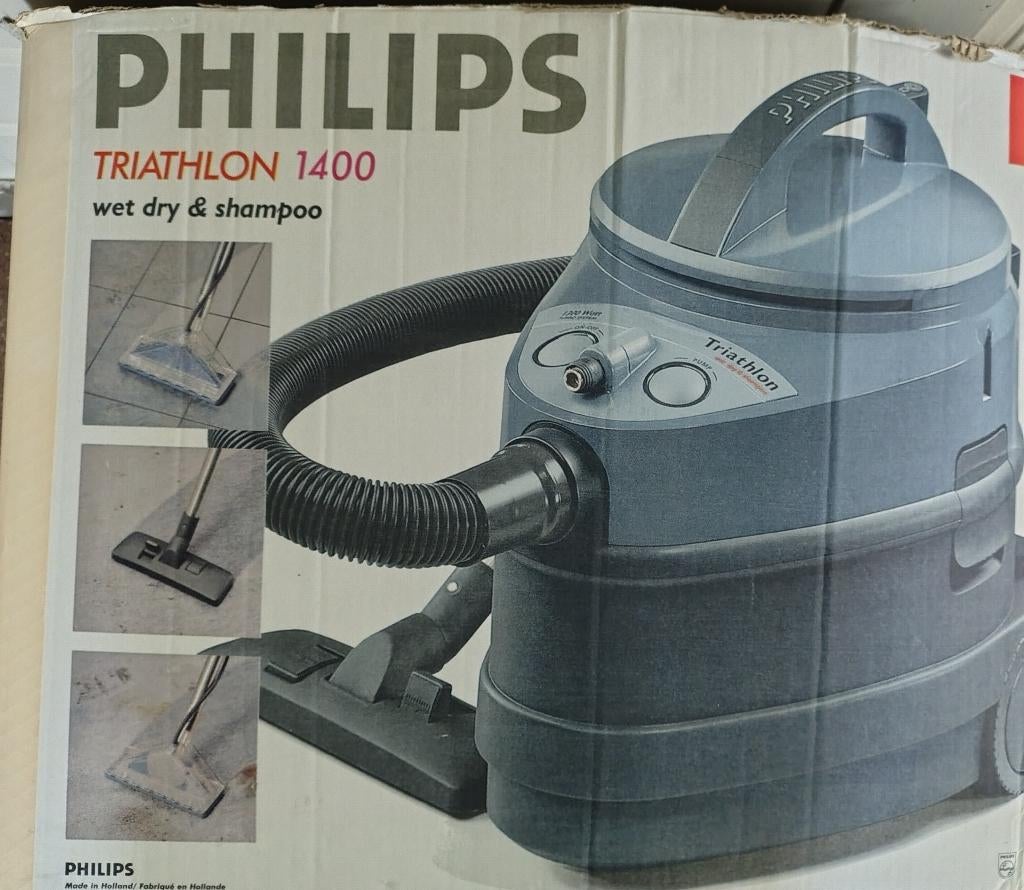 Philips wet dry & shampoo stofzuiger, Witgoed en Apparatuur, Stofzuigers, Stofzak, Gebruikt, Overige typen, Ophalen of Verzenden