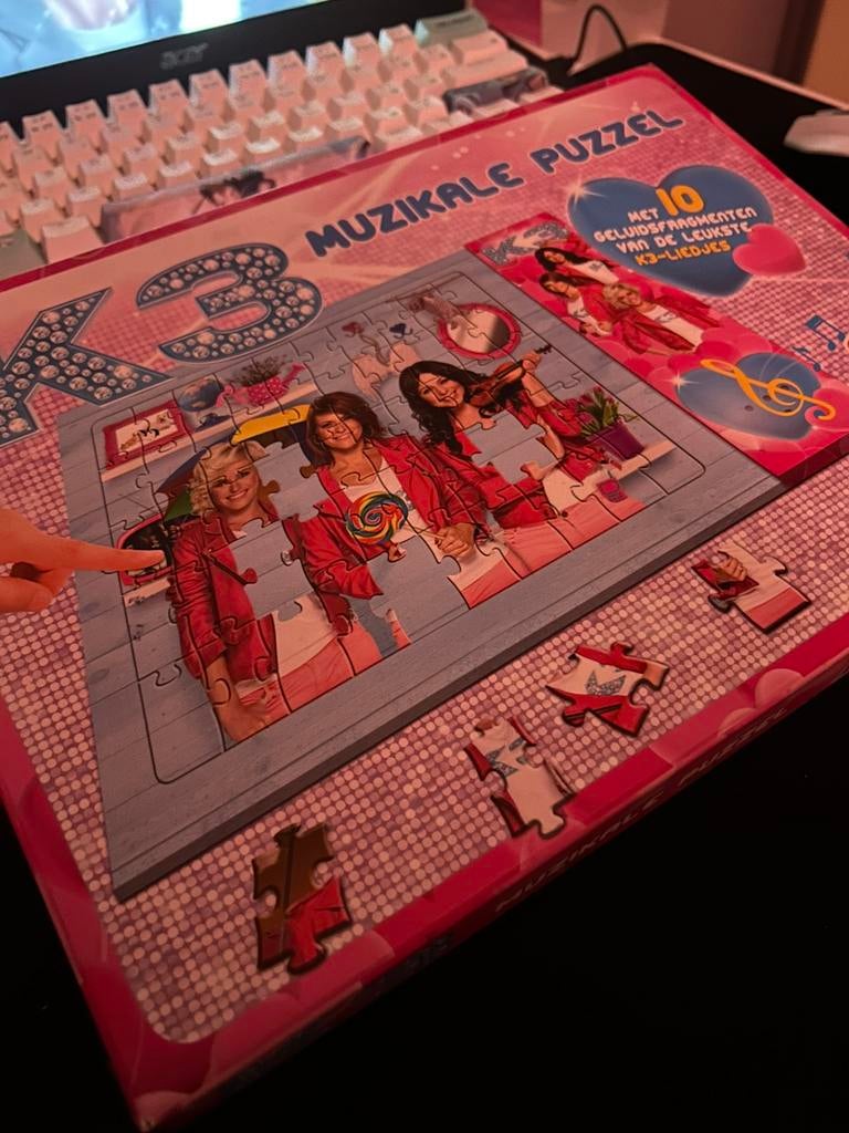 K3 puzzel, Ophalen, Meer dan 50 stukjes, Zo goed als nieuw