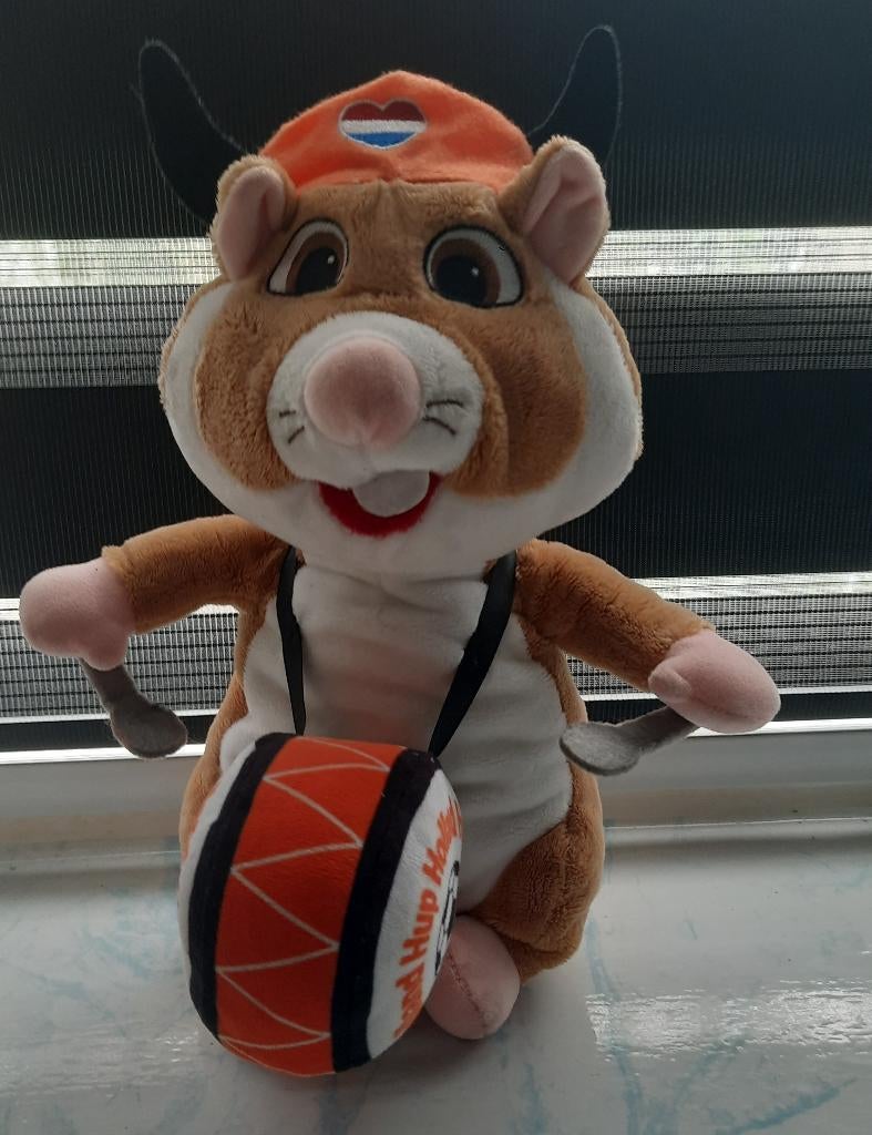 Albert Heijn voetbal hamster met trommel, Ophalen of Verzenden, Zo goed als nieuw, Overige typen