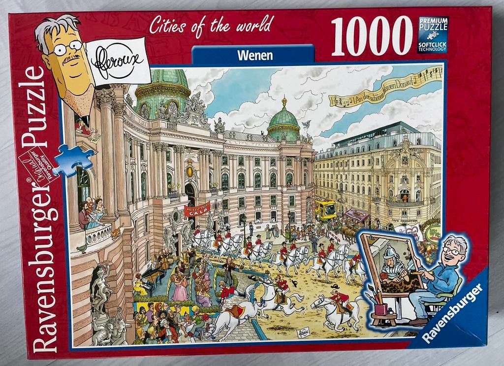 Fleroux wenen puzzel, Ophalen of Verzenden, 500 t/m 1500 stukjes, Zo goed als nieuw