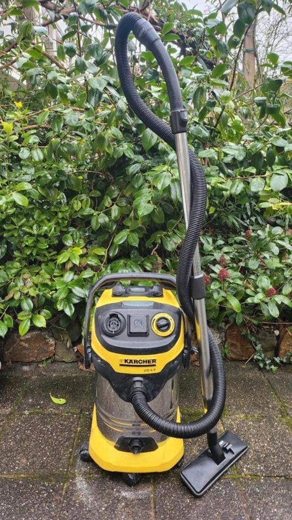 Karcher WD6 P Nat/Droog Bouwstofzuiger, Ophalen, Gebruikt