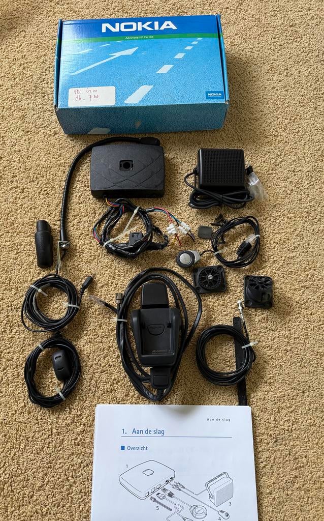 Nokia  BlueTooth  Carkit CK-7W - Incl. houder Nokia 6230, Ophalen of Verzenden, Gebruikt