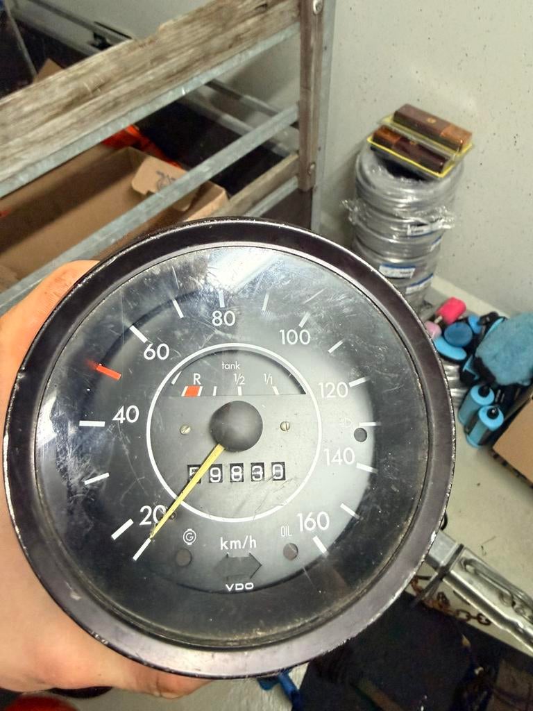 Volkswagen kever kilometerteller, Auto-onderdelen, Dashboard en Schakelaars, Ophalen of Verzenden, Volkswagen