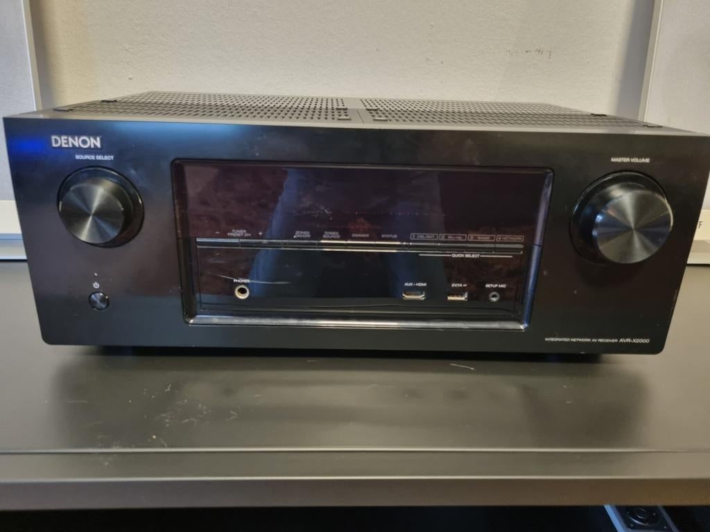 Denon receiver AVR-X2000 weinig gebruikt!, ., Denon, Ophalen of Verzenden, Zo goed als nieuw