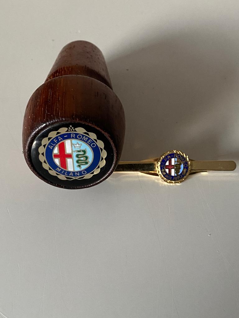 Alfa Romeo houten pookknop, Ophalen of Verzenden, Zo goed als nieuw, Auto's