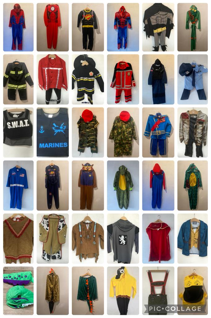 Carnavalskleding/verkleedkleding jongen maat 98 - 152, zgan, Ophalen of Verzenden, Zo goed als nieuw, 104 of kleiner, Jongen