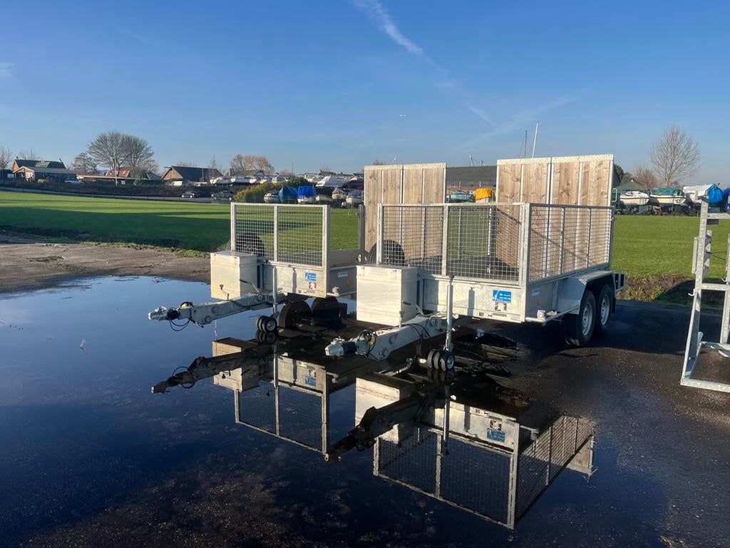 Aanhanger Hijskraan Tractor Minigraver Heftruck Bestelbus, Auto diversen, Aanhangers en Bagagewagens, Nieuw, Ophalen of Verzenden
