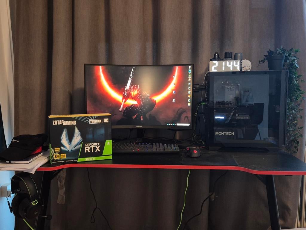 Gaming PC met RTX videokaart, Virtual Reality, Ophalen of Verzenden, Zo goed als nieuw, HDD