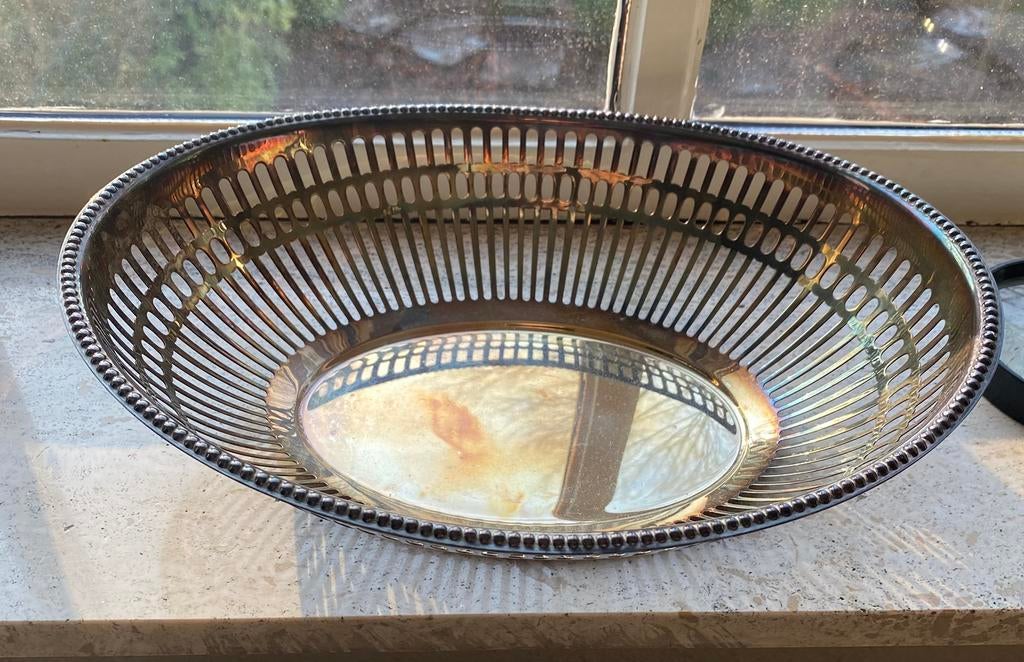 Broodmand, verzilverd Keltem, Ophalen