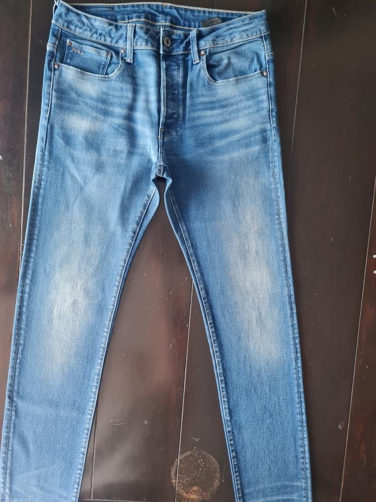 ZGAN CLASSIC G STAR RAW 3301 SLIM STRETCH JEANS SIZE 32/34!!, Kleding | Heren, Blauw, G-STAR, W32 (confectie 46) of kleiner, Ophalen of Verzenden
