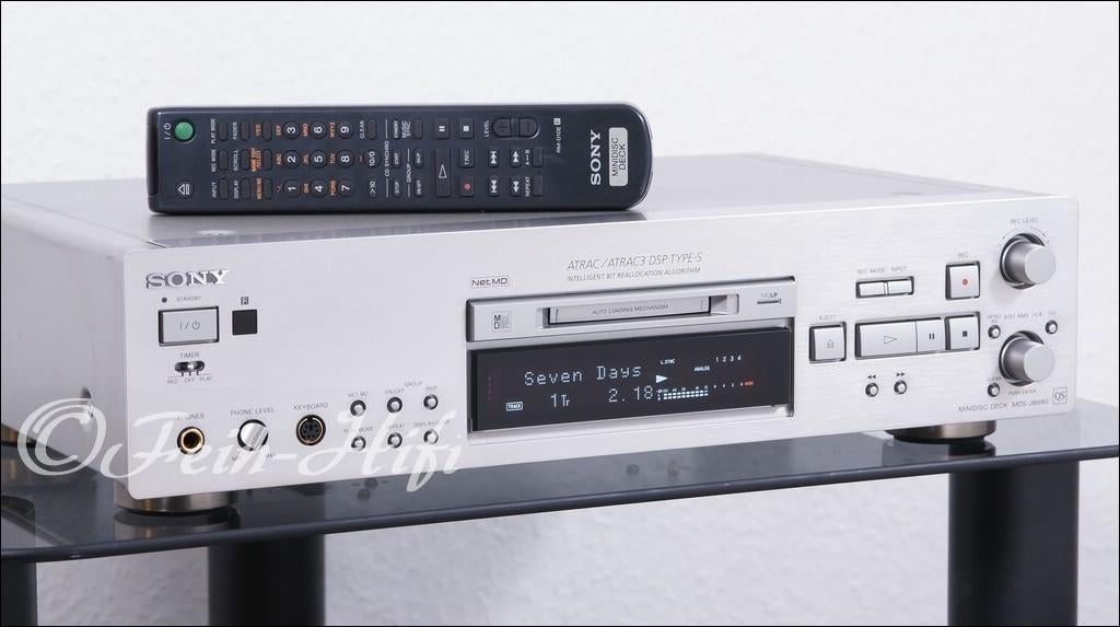 GEZOCHT! Sony MDS-JB980 QS Minidisc Deck, Ophalen of Verzenden, Enkel, Sony