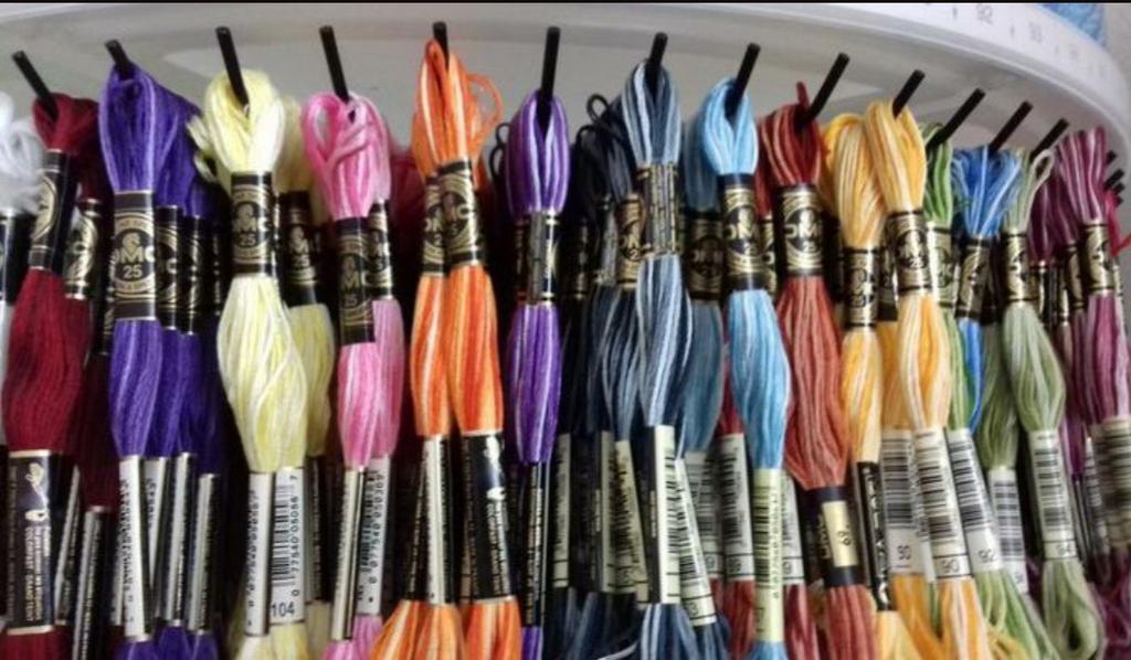 Dmc gemêleerd borduurzijde/borduurgaren/splijtgaren, Ophalen of Verzenden, Nieuw, Handborduren, Borduurgaren of Zijde