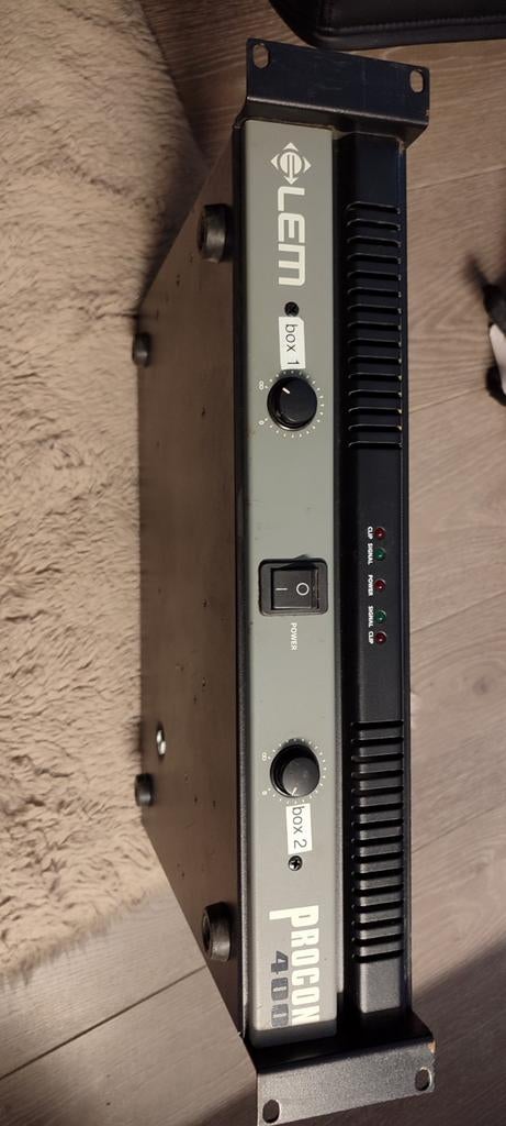 LEM Procon 400 Eindversterker, Ophalen of Verzenden, Gebruikt, Minder dan 500 watt, P.A.