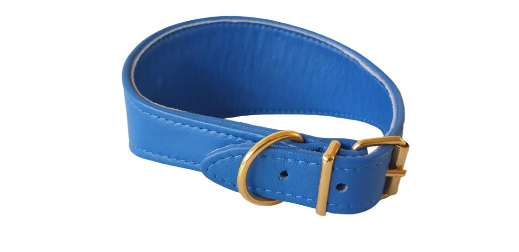 BOBBY Lévrier Halsband Windhond Blauw Nek 35-41 cm KOOPJE!!!, Dieren en Toebehoren, Ophalen of Verzenden, Handgemaakt, Nieuw