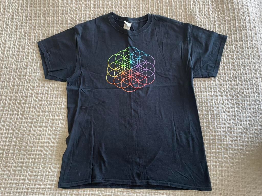 Tshirt coldplay vintage, Ophalen of Verzenden, Gedragen, Maat 52/54 (L), Zwart