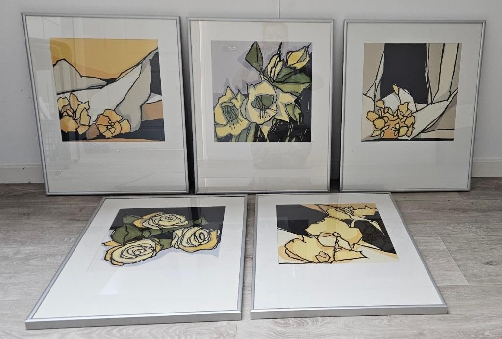 Fon Klement - 5 ingelijste posters (als set of los), Antiek en Kunst, Ophalen of Verzenden