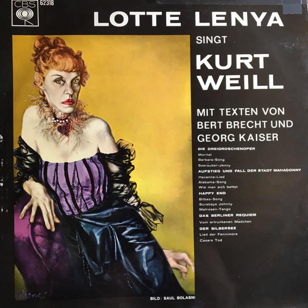 Lotte Lenya Zingt Kurt Weill LP, Ophalen of Verzenden, Gebruikt, 12 inch, Jazz
