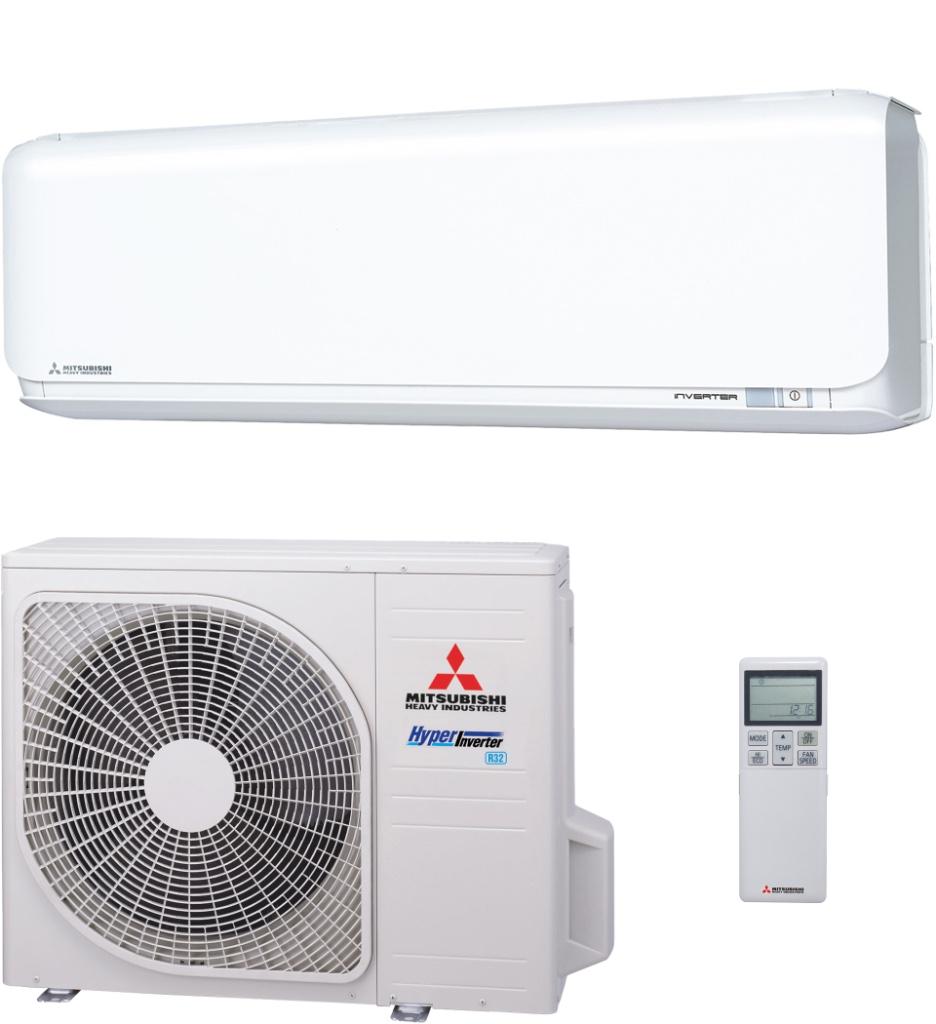 MITSUBISHI HEAVY HYPER SRC35ZSX/SRK35ZSX-WF ICL MONTAGE, Koelen en Ontvochtigen, Timer, Nieuw, 3 snelheden of meer