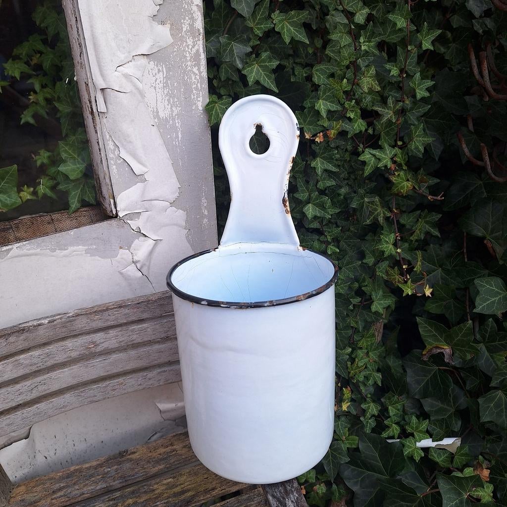 Emaille borstelhouder, Ophalen of Verzenden