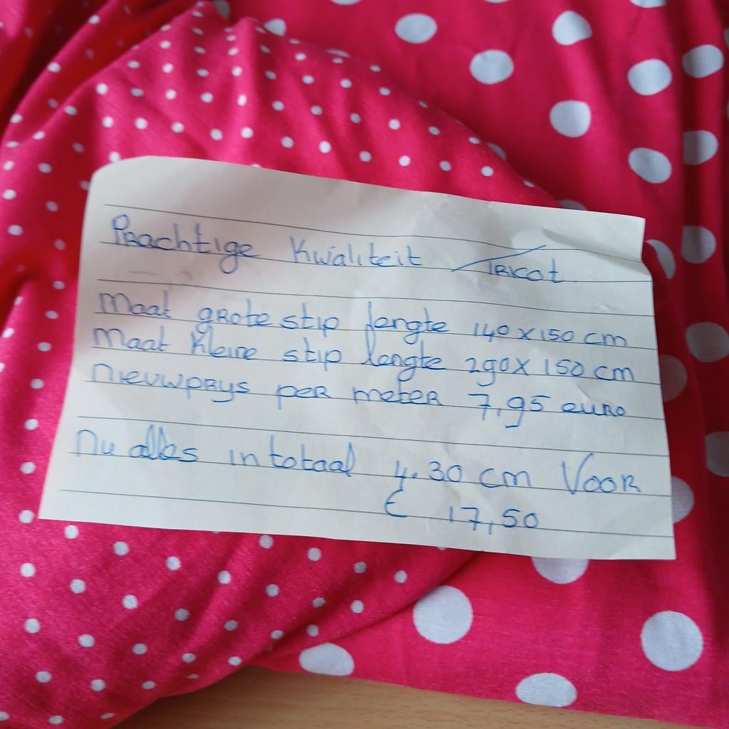 Mooie Lappen Tricot nieuw, 120 cm of meer, Nieuw, Ophalen of Verzenden, Katoen