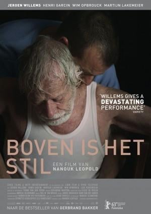 BOVEN   IS   HET   STIL      filmposter., Rechthoekig Staand, Verzenden, Nieuw, A1 t/m A3