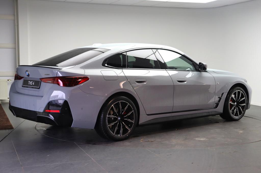 BMW i4 eDrive40 Gran Coupe M Sport / Achteruitrijcamera / Ad, Achterwielaandrijving, Zwart, 2020 kg, Leder