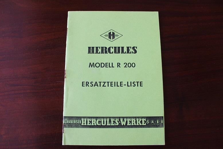 Hercules R200 Roller ersatzteil liste scooter, Motoren, Handleidingen en Instructieboekjes, Overige merken, Ophalen of Verzenden