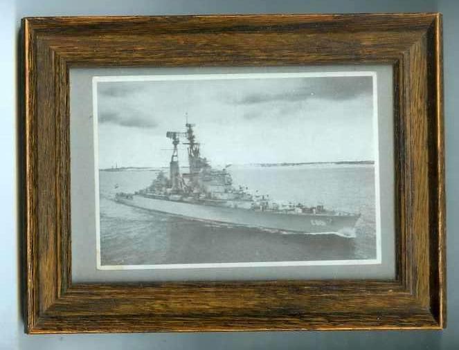 scheepvaart-foto-MARINE-C801-de ruyter-ingelijst, Verzamelen, Scheepvaart, Ophalen of Verzenden, Zo goed als nieuw, Motorboot