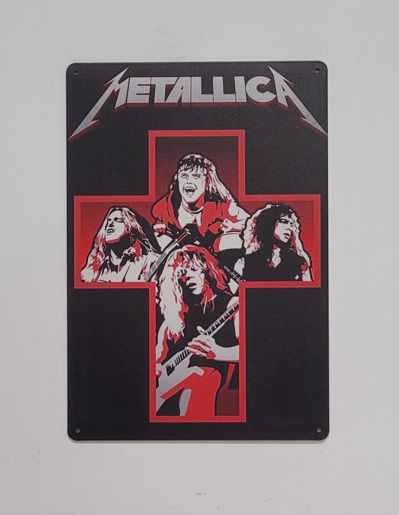 Metallica Master of Puppets reclamebord van metaal deco, Info@deconoord.nl, Deco Noord, Nieuw, Ophalen of Verzenden