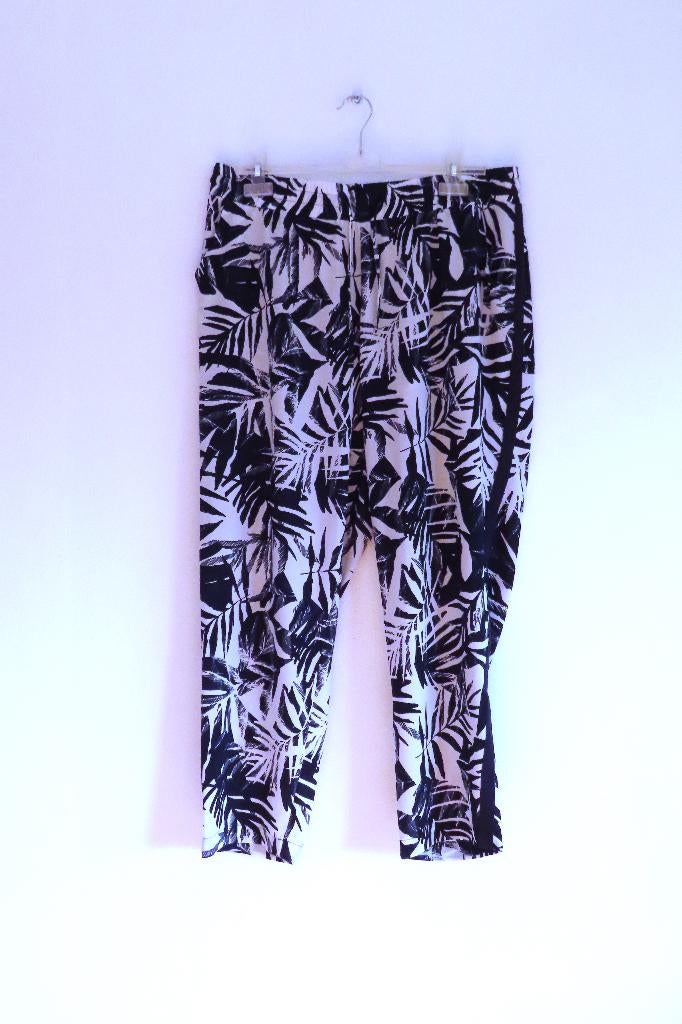 Broek Harembroek Blauw Wit Miss Etam mt 44 (4189), Blauw, Maat 42/44 (L), Ophalen of Verzenden, Zo goed als nieuw