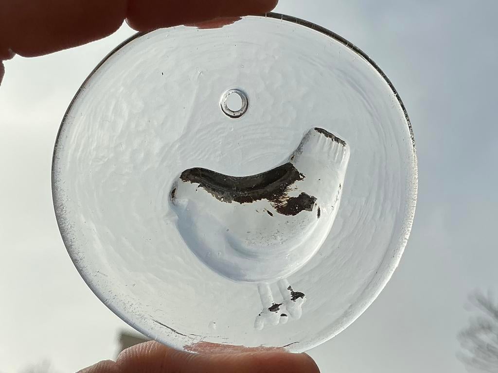 Vintage Arabia Nuutajärvi glashanger vogel, Ophalen of Verzenden