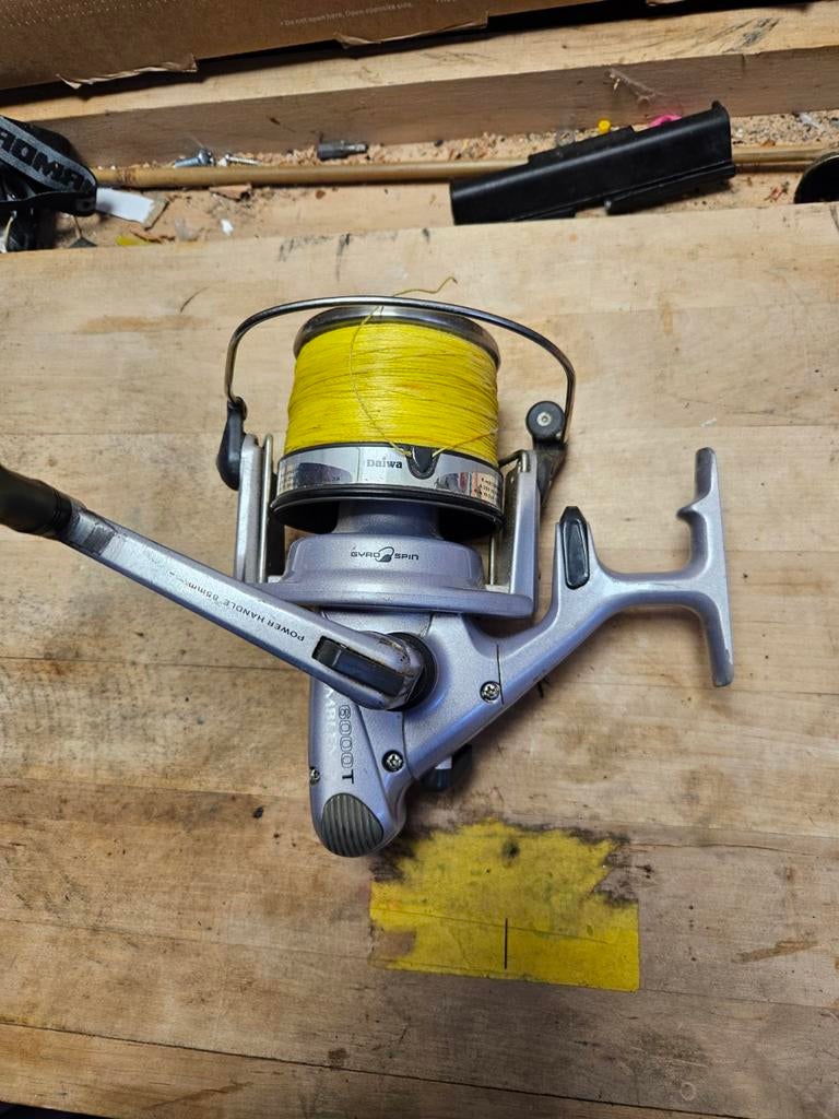 Daiwa vismolen Emblem-x 6000t, Watersport en Boten, Hengelsport | Algemeen, Ophalen of Verzenden, Zo goed als nieuw, Molen