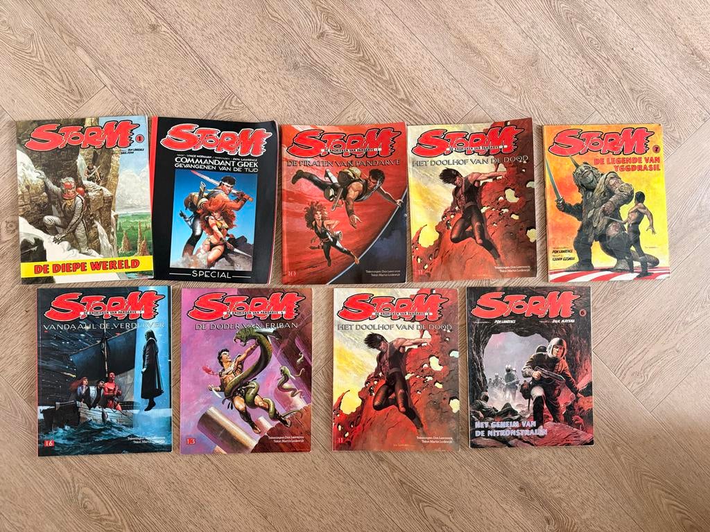 Storm stripboeken collectie - 10 delen, Meerdere stripboeken, Ophalen of Verzenden, Gelezen