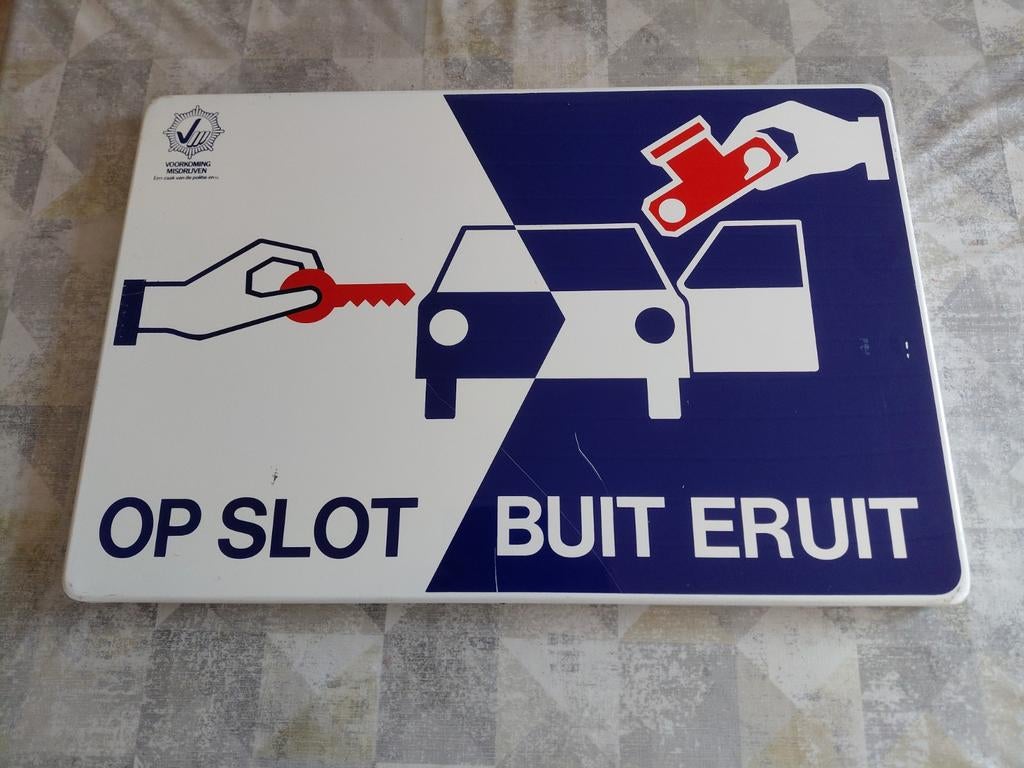 Emaille borden / verkeers bord / reclame borden, Ophalen