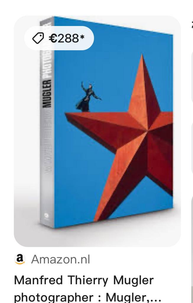 Rare find Thierry Mugler photography book, Ophalen of Verzenden
