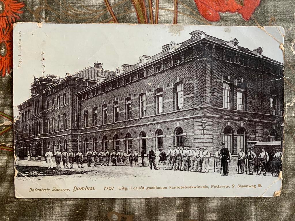 Infanterie Kazerne Damlust (KA), Ophalen of Verzenden, Voor 1920, Gelopen, Utrecht