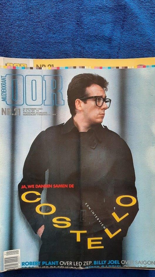 OOR 21-1983 Elvis Costello Bryan Adams Robert Plant Gabriel, Ophalen of Verzenden, Zo goed als nieuw, Muziek, Film of Tv