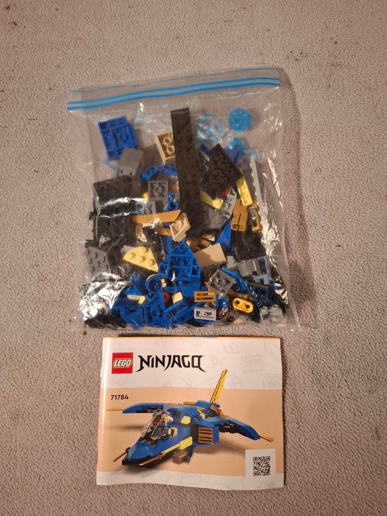 LEGO Ninjago Jay's Bliksemstraal Jachtvliegtuig 71784, Ophalen, Zo goed als nieuw, Complete set, Lego