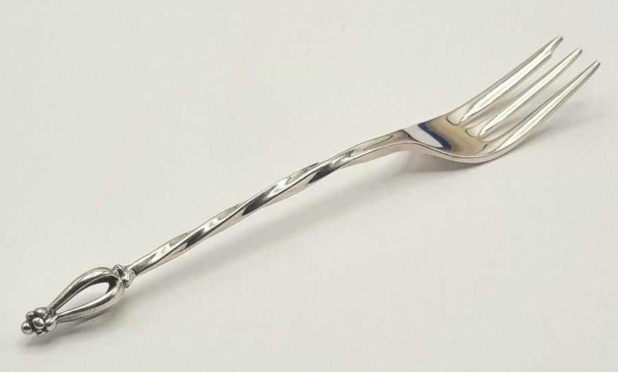 1040. Zilveren gebakvorkjes, Van Kempen en Begeer, ca. 1960, Antiek en Kunst, Ophalen of Verzenden, Zilver
