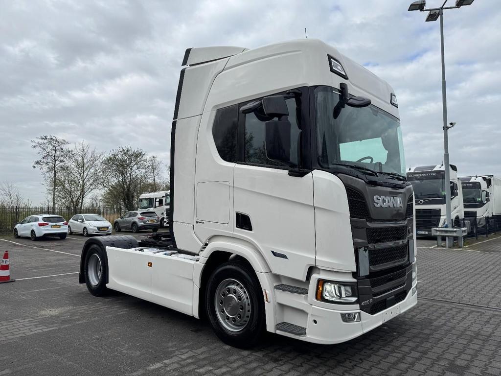 Scania R460H super, retarder,scheckheft ,german truck HT2910, Auto's, Automaat, 460 pk, Scania, Wit