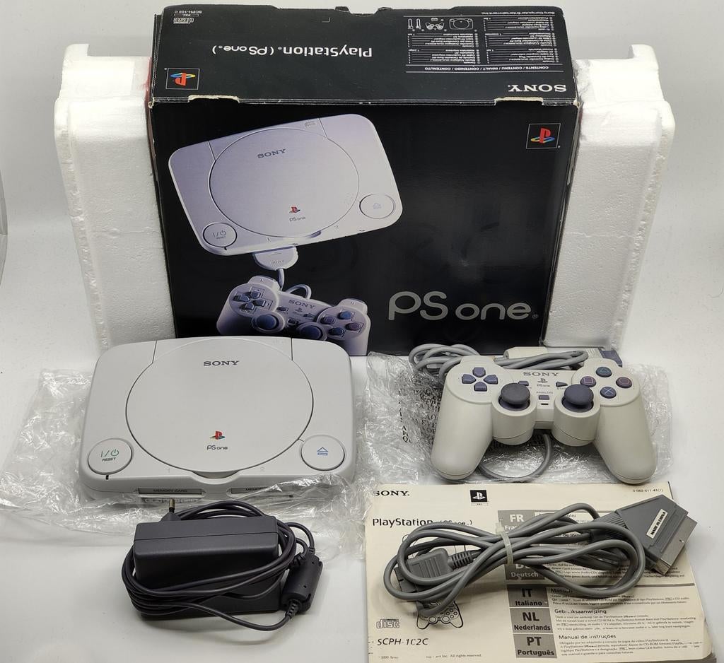 Sony PlayStation 1 (PSone) met controller en kabels - ZGAN, Spelcomputers en Games, Spelcomputers | Sony PlayStation 1, Verzenden