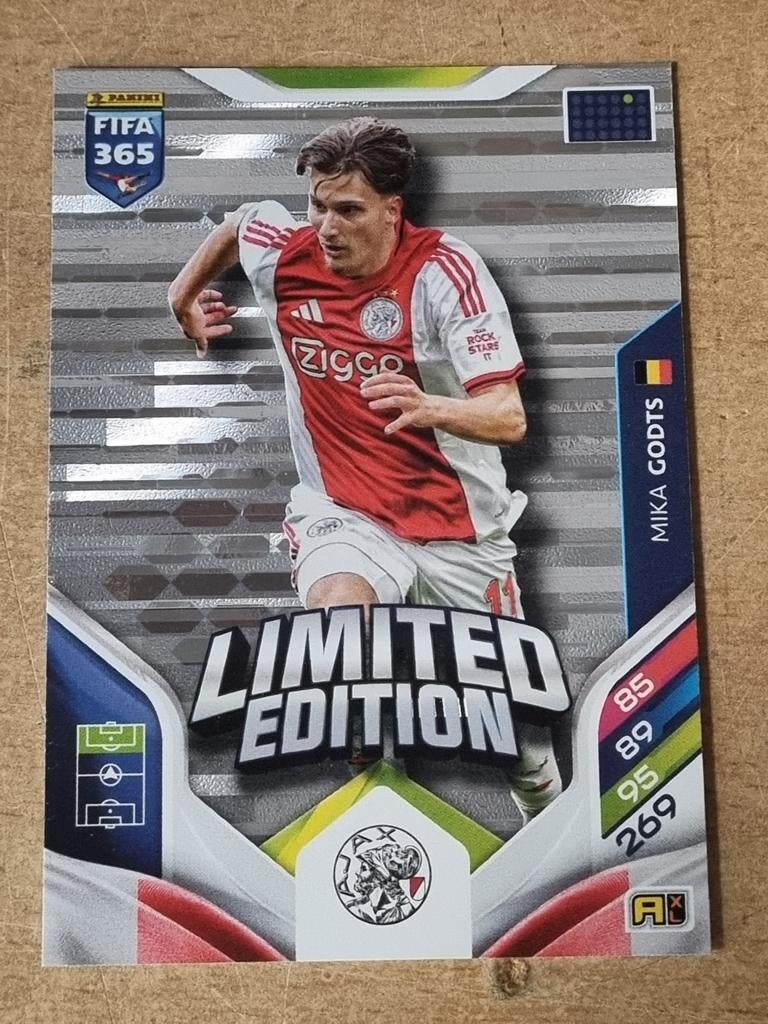 Panini Adrenalyn xl Fifa 365 2026 Limited Ajax Godts, Ophalen of Verzenden, Zo goed als nieuw, Plaatje